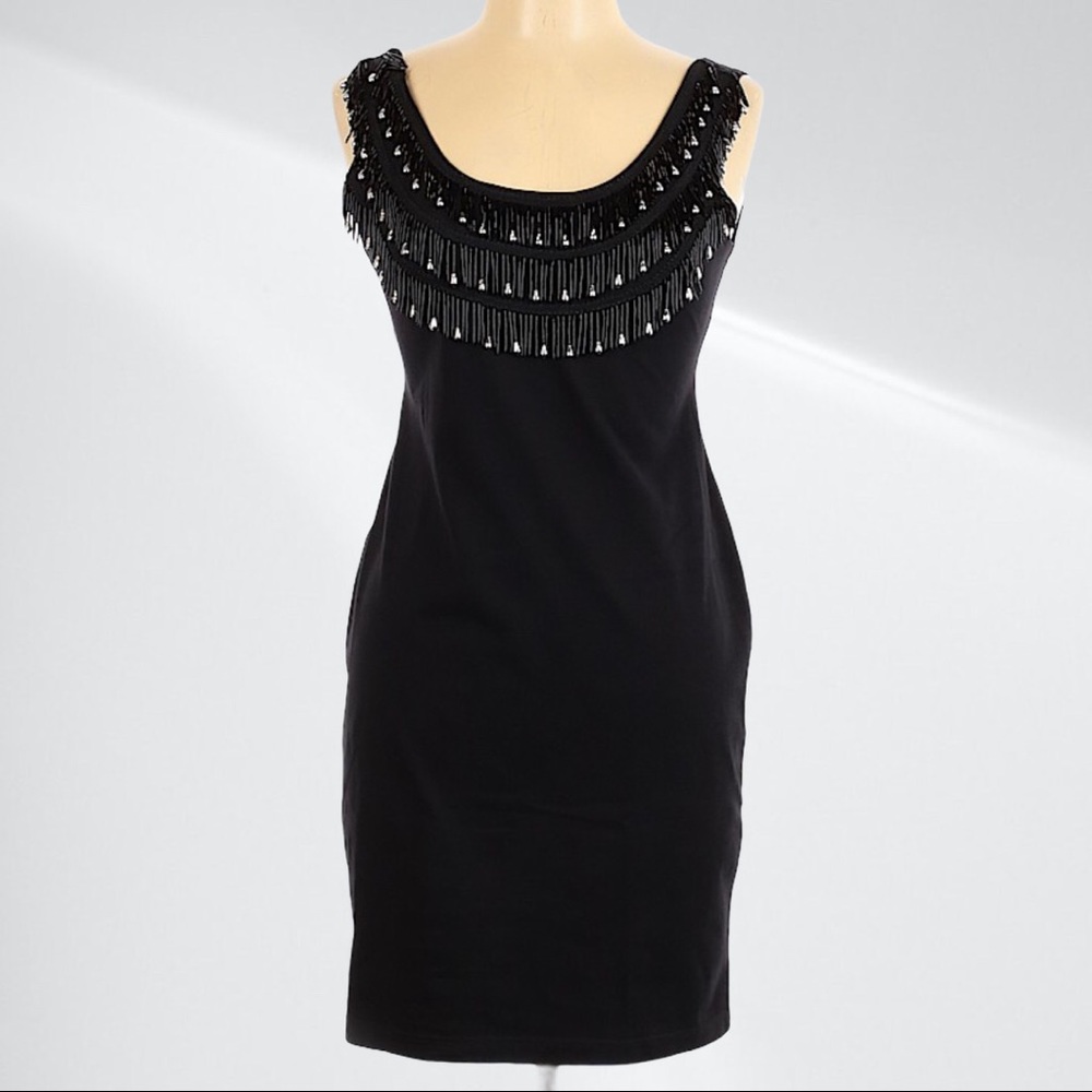 Linea Going Out Shiny Accent Dress Wmns Sz L